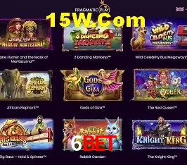 Provedores de Jogos 6Bet